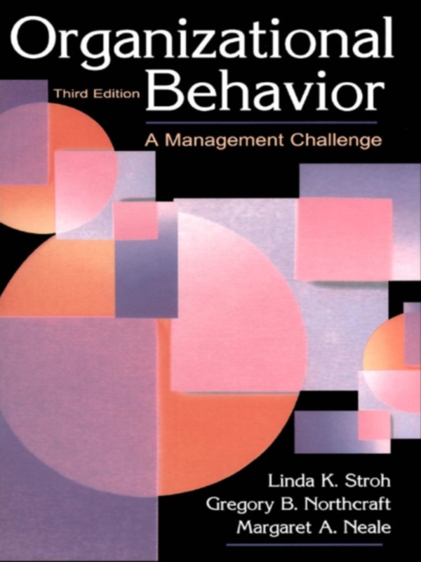 Organizational Behavior A Management Challenge Third Edition Linda K Stroh
