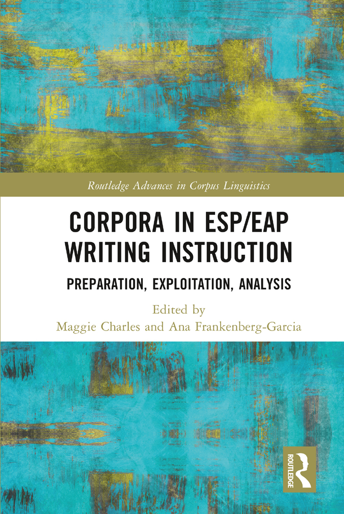 Corpora In Espeap Writing Instruction Preparation Exploitation Analysis Maggie Charles