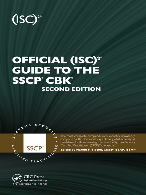 Official Isc2 Guide To The Sscp Cbk Harold F Tipton
