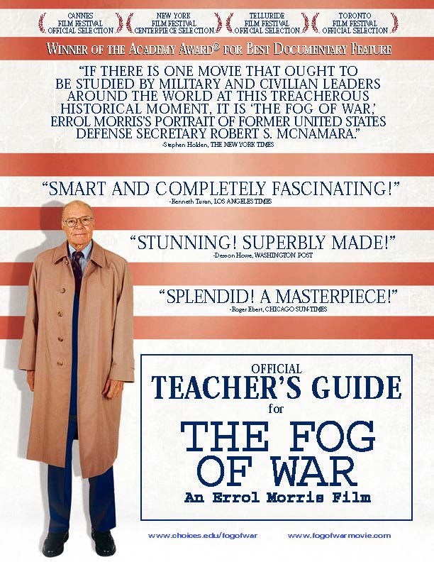 Teachers Guide The Fog Of War Choices Program