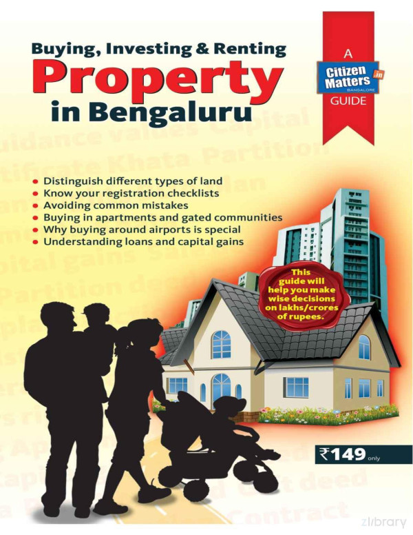 Buying Investing Renting Property In Bengaluru Sriram Vittalamurthy Vaishnavi Vittal Subramaniam Vincent Arathi Manay Yajaman Shree D N
