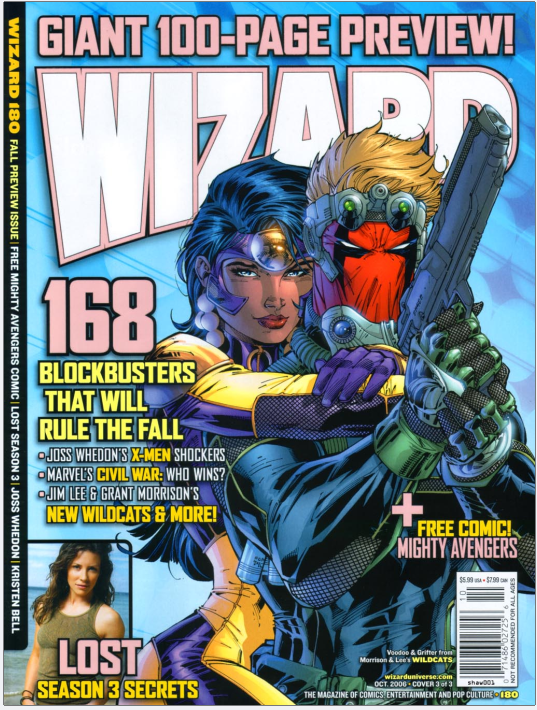 Wizard Magazine 180 Oct 2006 Wizard Magazine