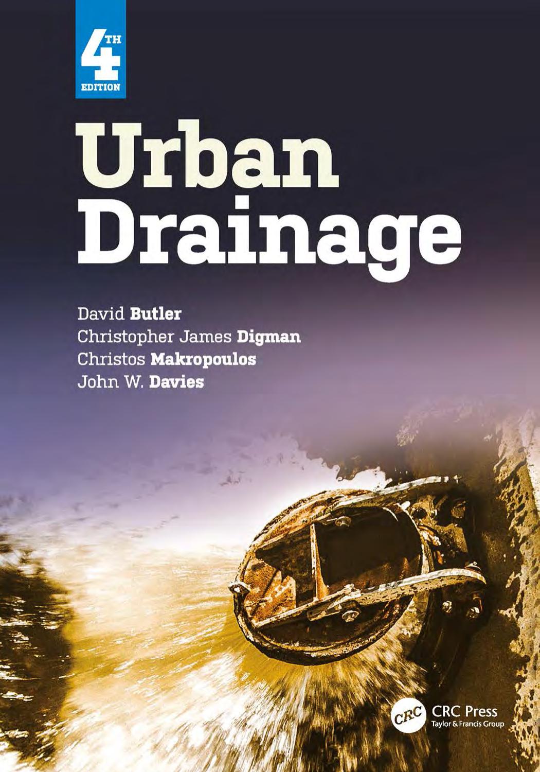 Urban Drainage Fourth Edition 4th David Butler Christopher Digman
