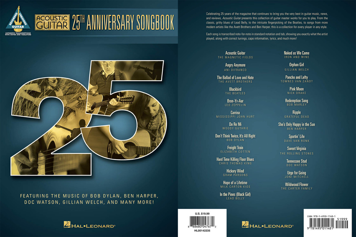 Acoustic Guitar 25th Anniversary Songbook Anv Hal Leonard Publishing Corporation