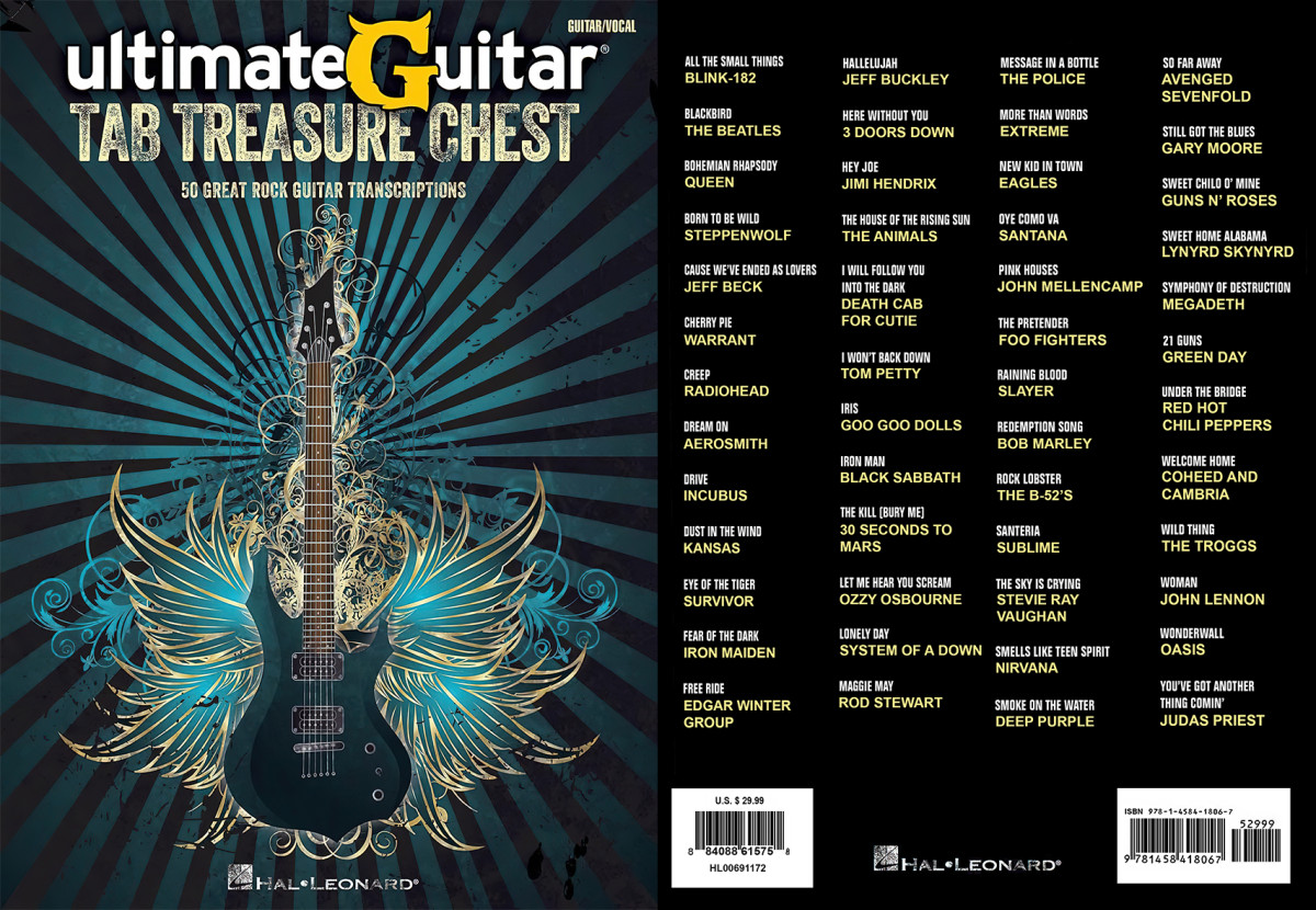Ultimate Guitar Tab Treasure Chest Guitar Vocal Hal Leonard Hal Leonard