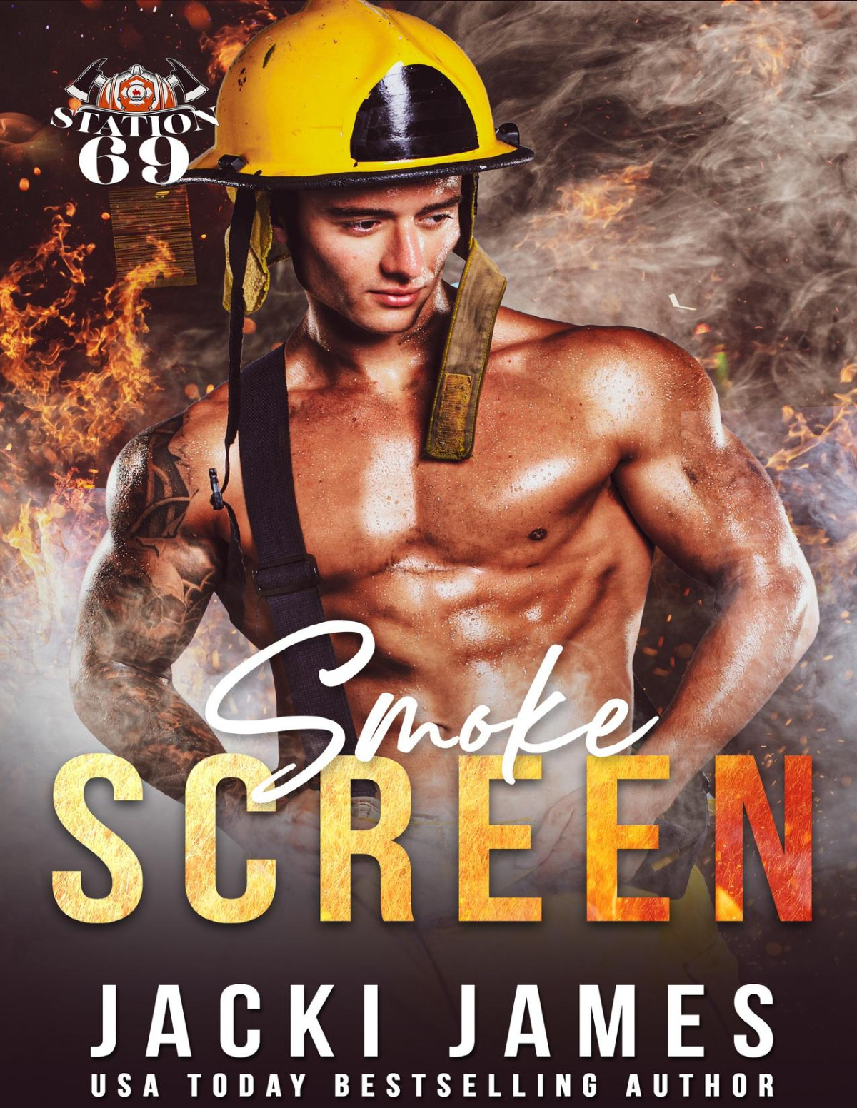Smoke Screen An Mm Brothers Best Friend Romance Station 69 Book 2 Jacki James