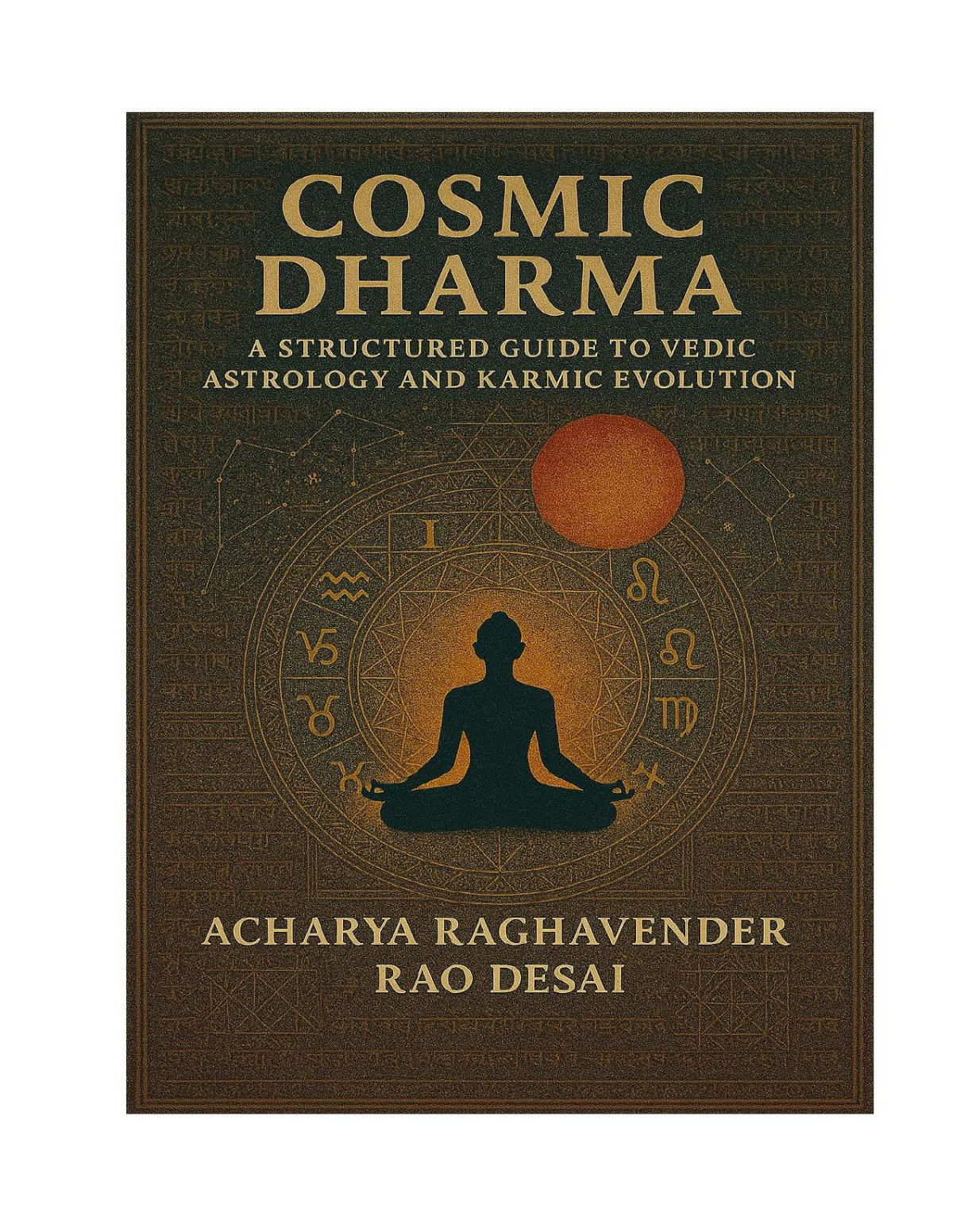 Cosmic Dharma A Structured Guide To Vedic Astrology And Karmic Evolution First Acharya Raghavender Rao Desai