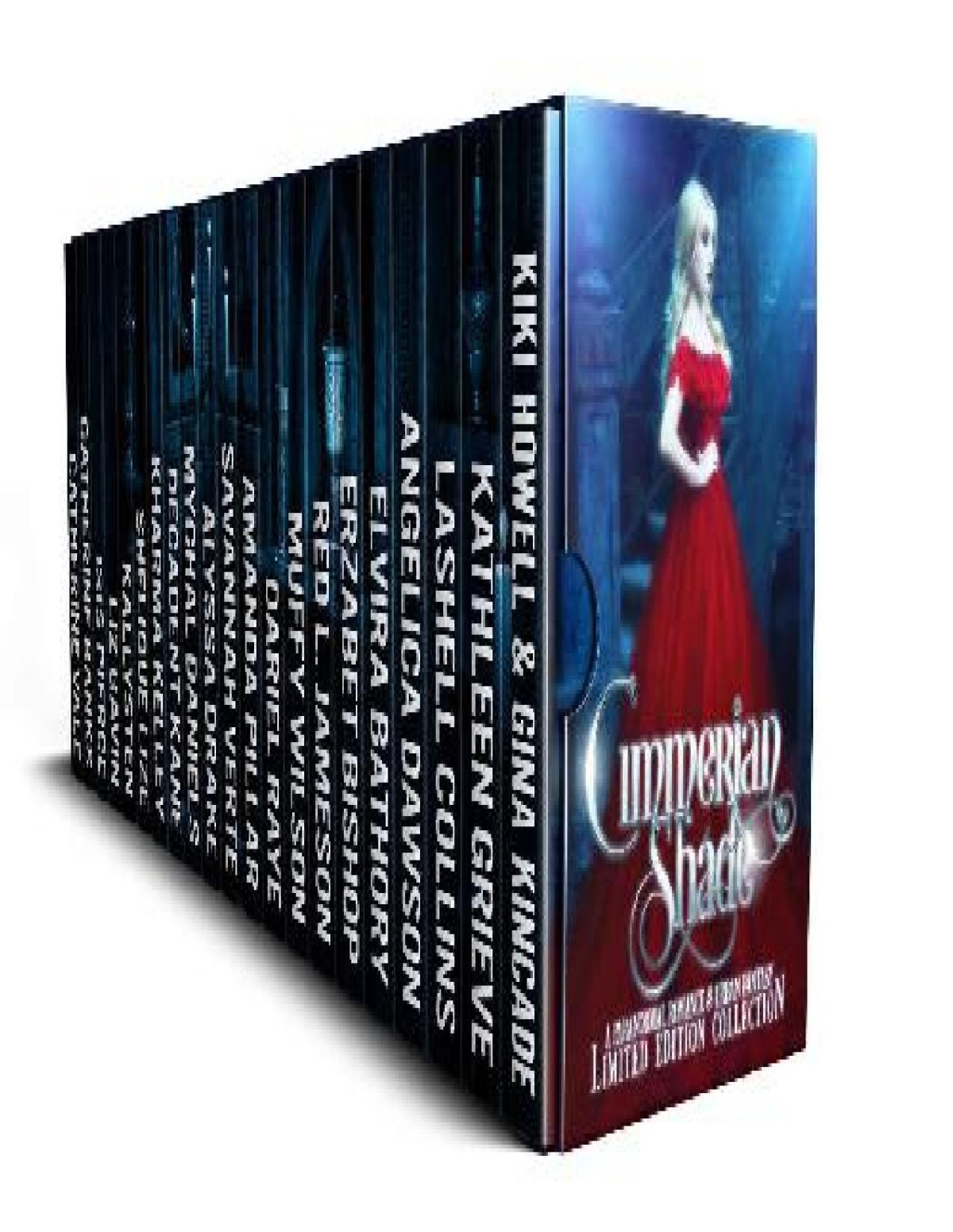 Cimmerian Shade A Limited Edition Paranormal Romance Urban Fantasy Collection Kiki Howell Gina Kincade Kathleen Grieve Lashell Collins Angelica Dawson Elvira Bathory Erzabet Bishop Red L Jameson Muffy Wilson Dariel Raye Amanda Pillar Savannah Verte Alyssa Drake Mychal Daniels Decadent Kane Kharma