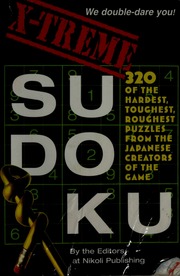 Xtreme Sudoku Nikoli Publishing