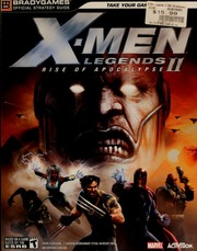 Xmen Legends Ii Official Strategy Guide Lummis Michael