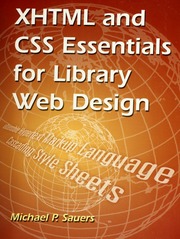 Xhtml And Css Essentials For Library Web Design Sauers Michael P
