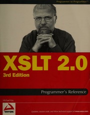 Xslt 20 Programmers Reference Kay Michael 1951
