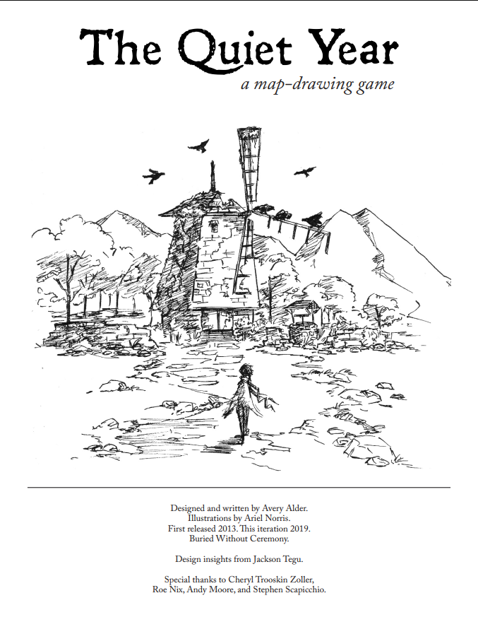 The Quiet Year A Mapdrawing Game Avery Alder