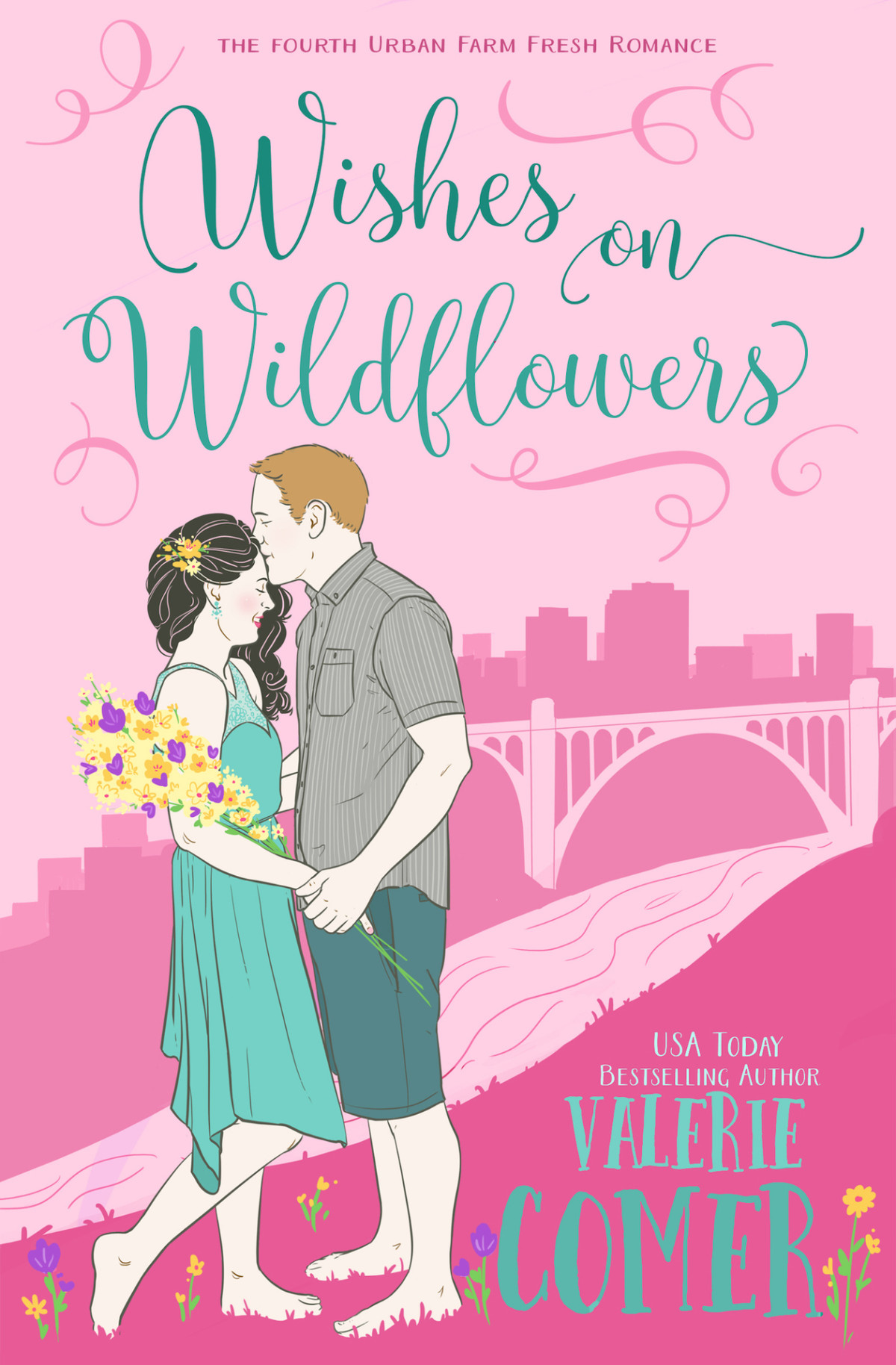 Wishes On Wildflowers A Christian Romance Urban Farm Fresh Romance Book 4 Valerie Comer