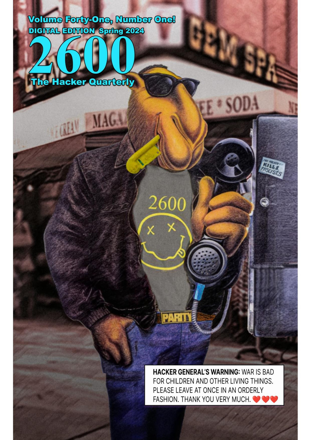 2600 The Hacker Quarterly Volume 41 Number 1 1st Edition 2600 Magazine