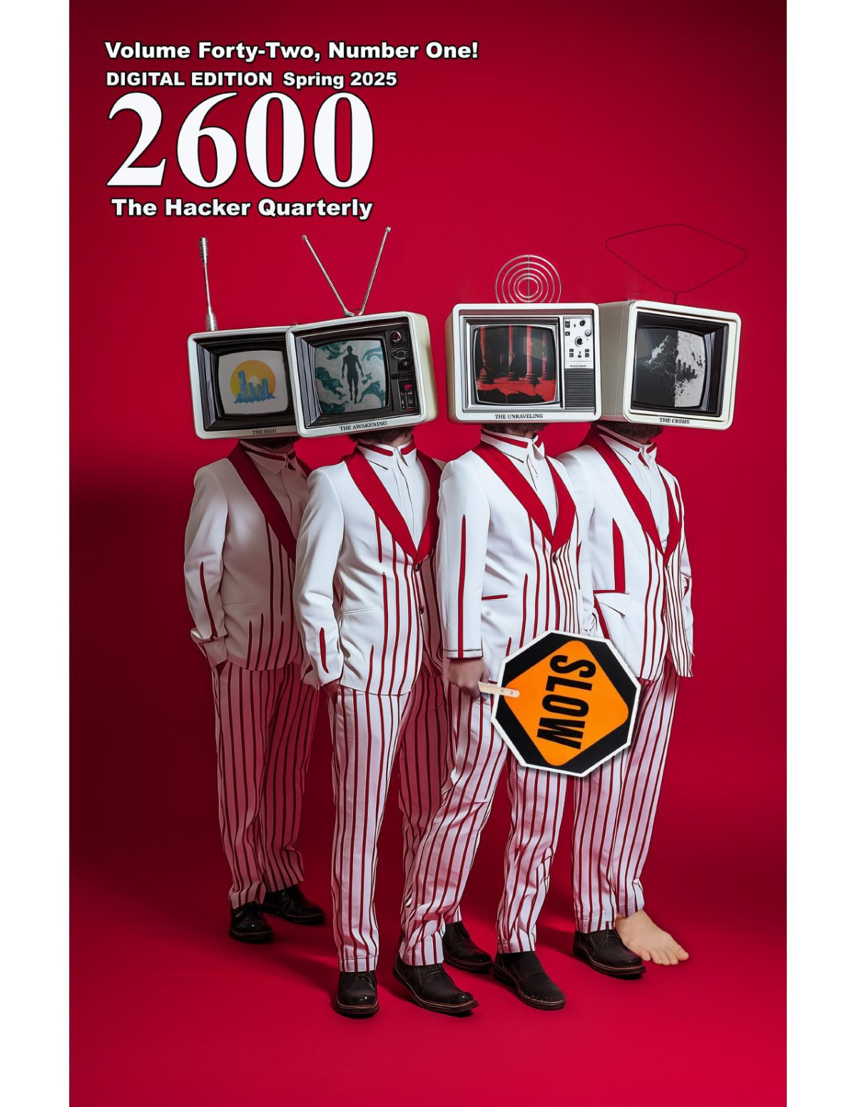 2600 The Hacker Quarterly Volume 42 Number 1 1st Edition 2600 Magazine