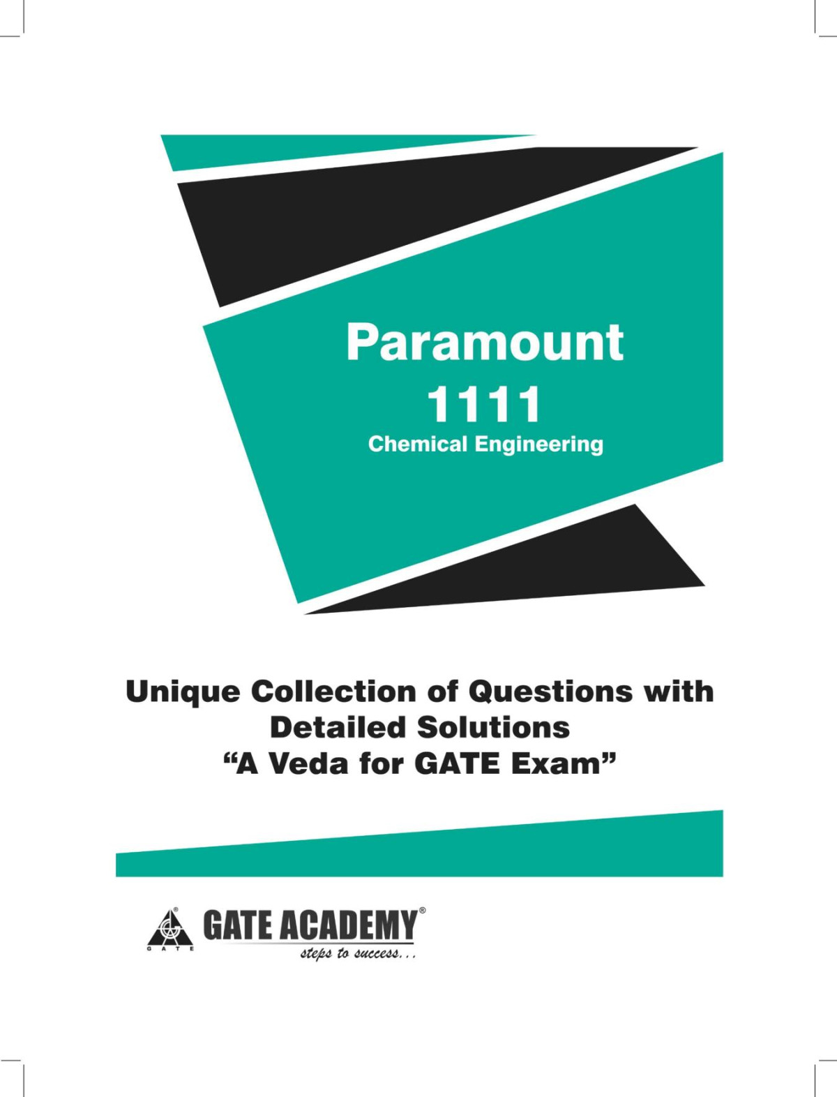 Paramount 1111 Chemical Engineering Unique Collection Of Questions With Detailed Solutions A Veda For Gate Exam February 2025 Umesh Dhande