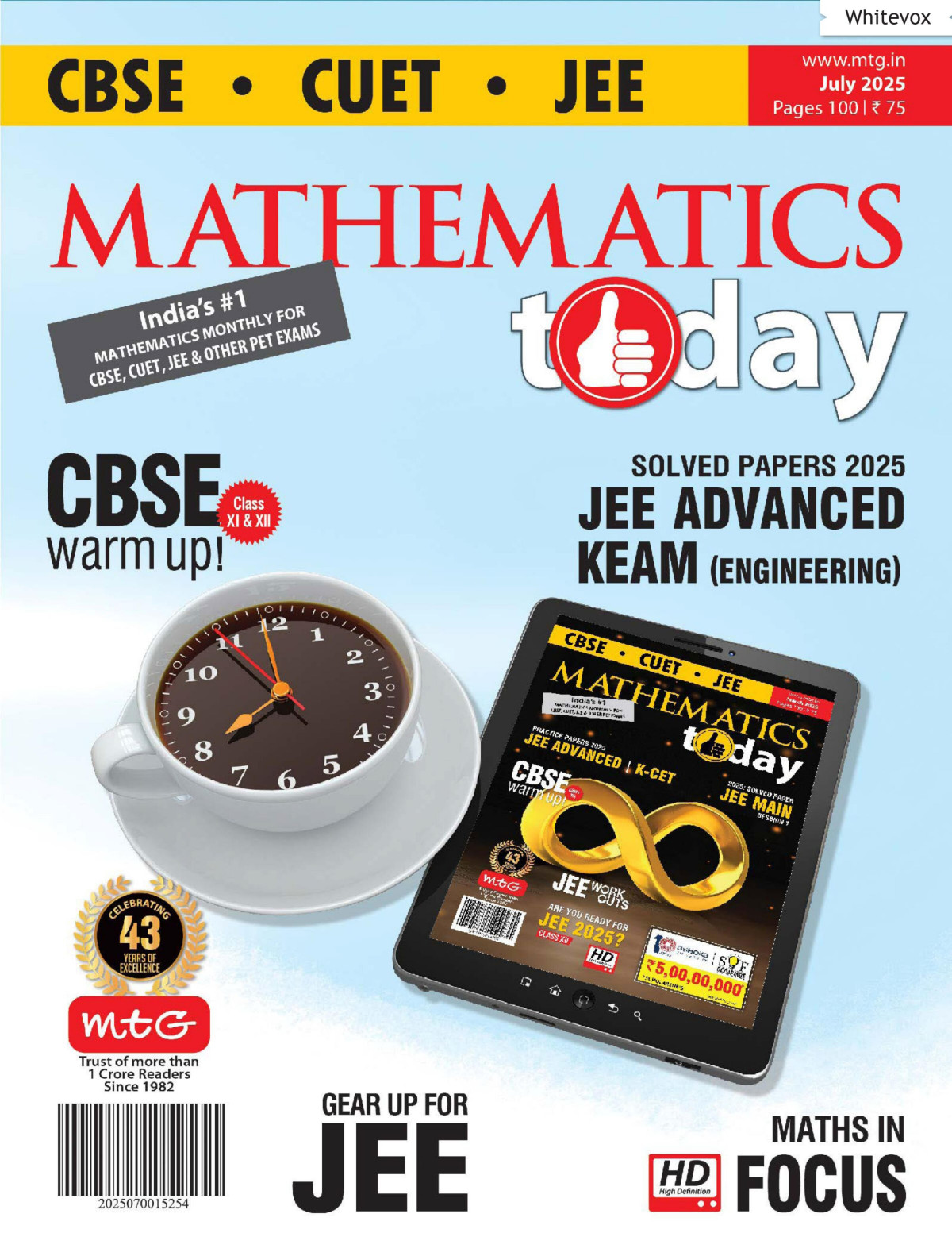 Mathematics Today July 2025 7th Edition Downmagaznet