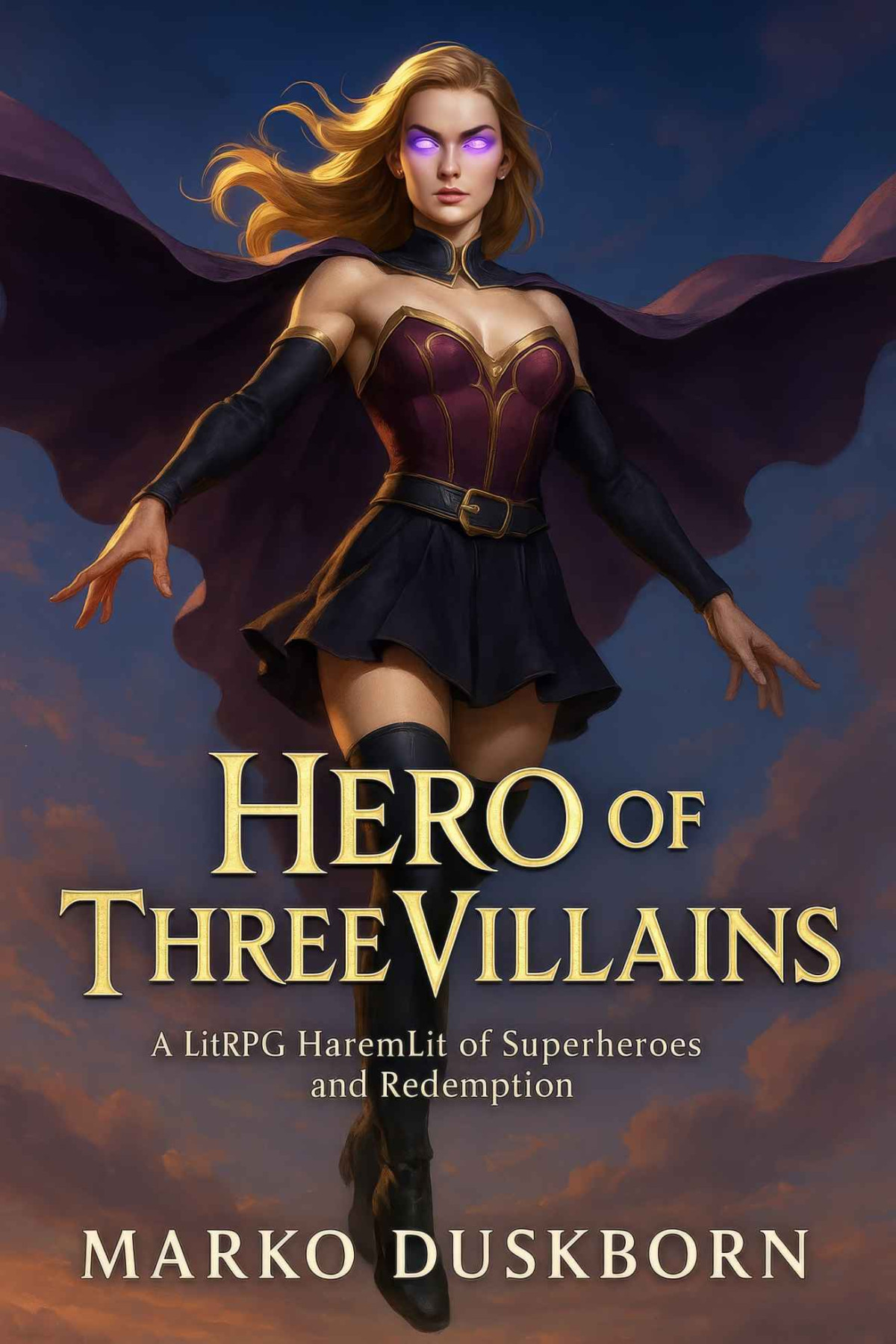 Hero Of Three Villains A Litrpg Haremlit Of Superheroes And Redemption Rehabilitator Of Superheroes Book 1 Marko Duskborn