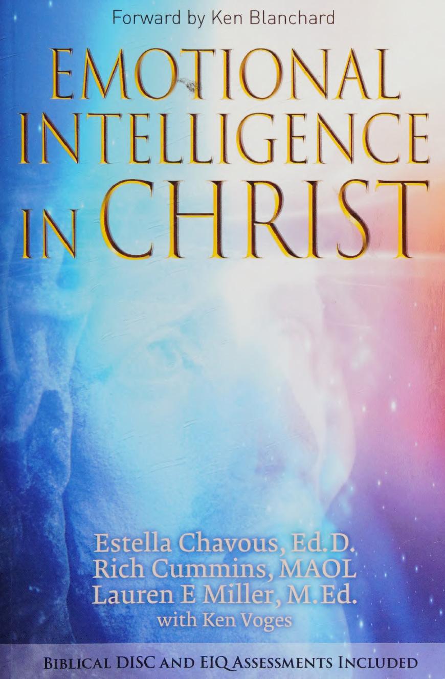 Emotional Intelligence In Christ 1st Edition Lauren E Miller