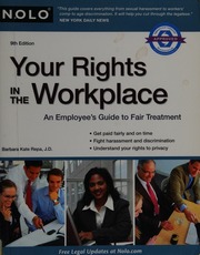 Your Rights In The Workplace Repa Barbara Kate