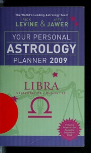 Your Personal Astrology Planner 2009 Libra Levine Rick Jawer