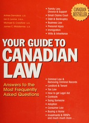 Your Guide To Canadian Law Answers To The Most Frequently Asked Questions Demakos