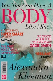 You Too Can Have A Body Like Mine Kleeman Alexandra