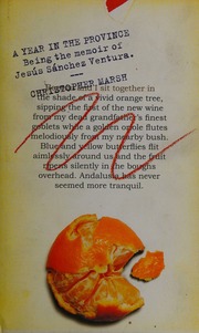 A Year In The Province Being The Memoir Of Jesus Sanchez Ventura Marsh