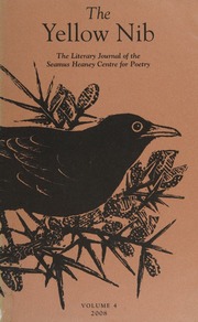 The Yellow Nib The Literary Journal Of The Seamus Heaney Centre For Poetry Carson