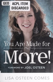 You Are Made For More Lisa Osteen Comes