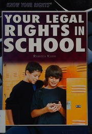Your Legal Rights In School Klein Rebecca T Author