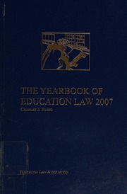The Yearbook Of Education Law 2007 Russo Charles J Education Law Association Us