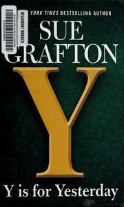Y Is For Yesterday Grafton Sue Author