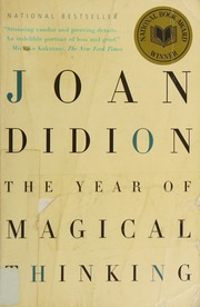 The Year Of Magical Thinking Didion Joan Author
