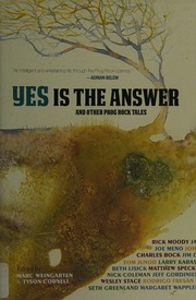 Yes Is The Answer And Other Prog Rock Tales Weingarten Marc Cornell