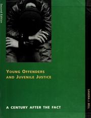 Young Offenders And Juvenile Justice A Century After The Fact Bell