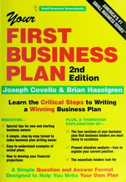 Your First Business Plan 5th Edition Joseph A Covello