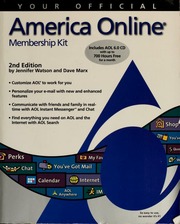 Your Official America Online Membership Kit Marx Jennifer 1968