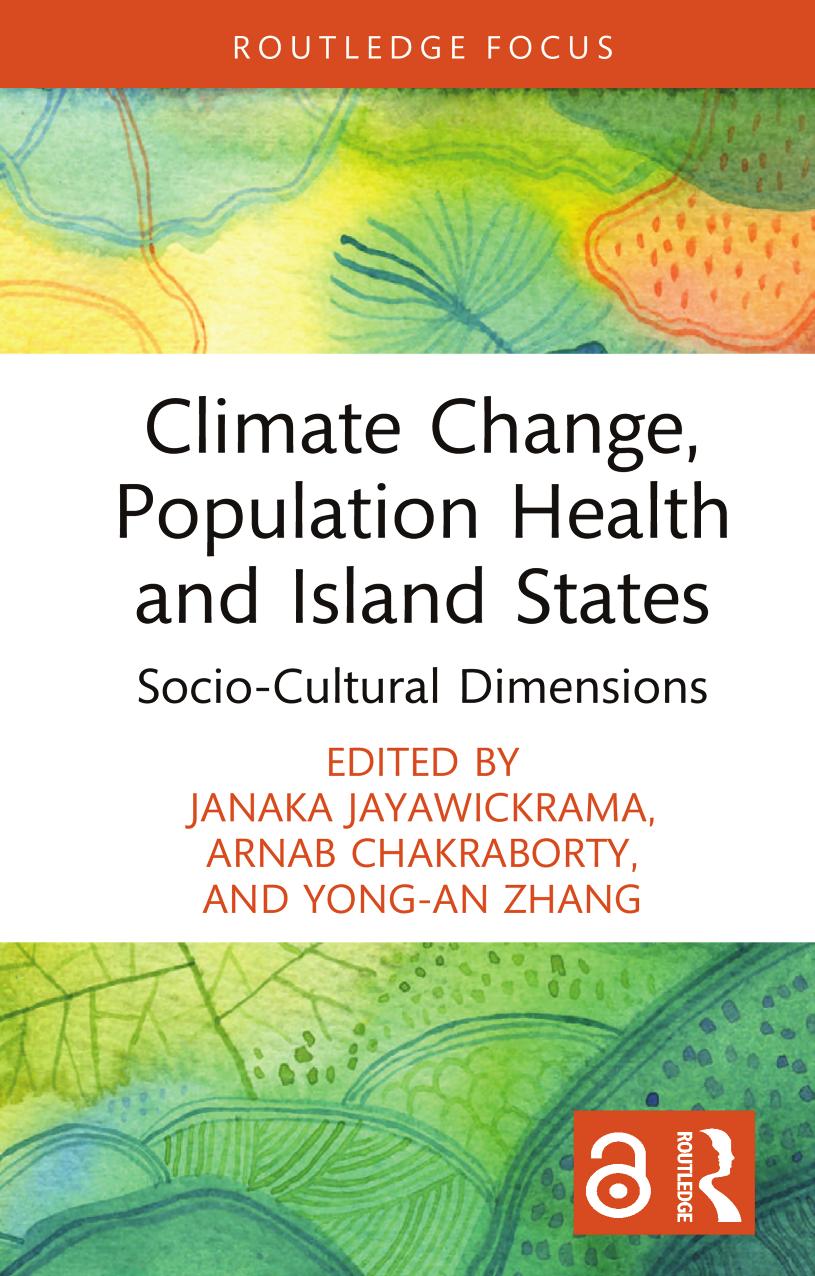 Climate Change Population Health And Island States Sociocultural Dimensions 1st Edition Janaka Jayawickrama Arnab Chakraborty Yongan Zhang