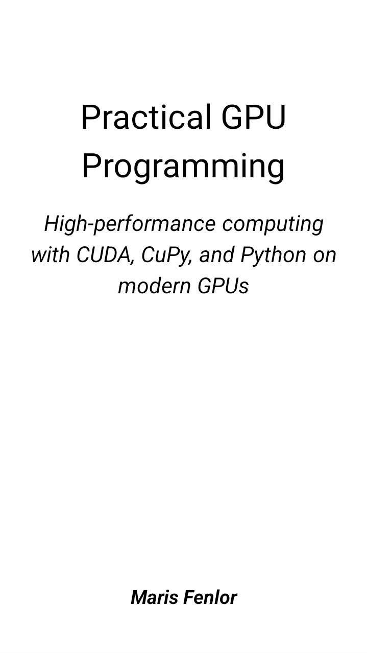 Practical Gpu Programming Gitforgits