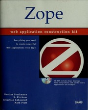Zope Web Application Construction Kit Papcdr Edition Brockmann