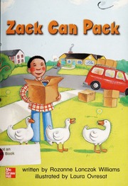 Zack Can Pack Williams Rozanne Lanczak Ovresat Laura Illustrator