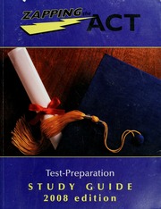 Zapping The Act Testpreparation Study Guide Zaps Learning Company