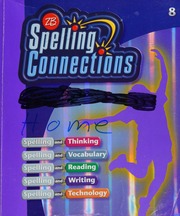 Zb Spelling Connections Grade 8 Gentry J Richard Zanerbloser Firm