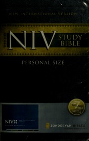 Zondervan Niv Study Bible New International Version Barker