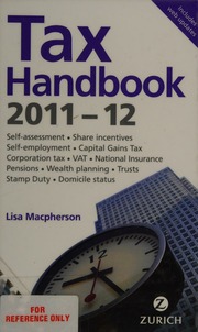 Zurich Tax Handbook 201112 Macpherson Lisa