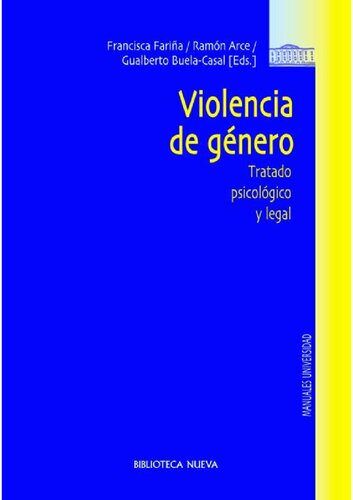 Violencia De Genero Tratado Psicologico Y Legal Obras De Referencia Spanish Edition Francisca Faria Faria