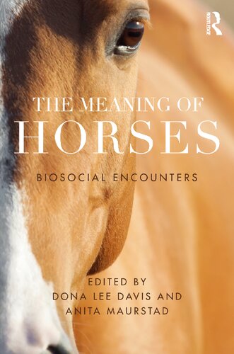 The Meaning Of Horses Biosocial Encounters Dona Lee Davis And Anita Maurstad