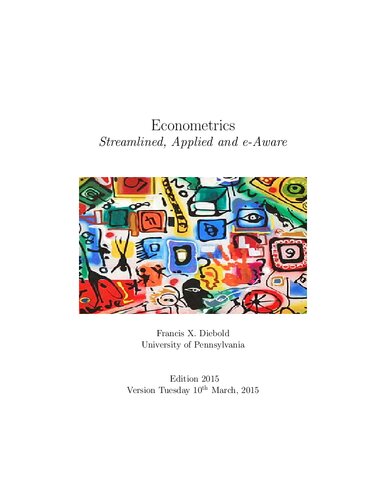 Econometrics Streamlined Applied And Eaware Itebooks